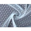 Organza s puntíky AB duhový efekt (Balení 1 m, Varianta 2 krémová světlá)