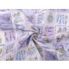 Dekorační látka Loneta levandule (Balení 1 m, Varianta (78) režná světlá)