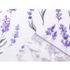 Dekorační látka Loneta levandule (Balení 1 m, Varianta (46) bílá)