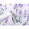 Dekorační látka Loneta levandule (Balení 1 m, Varianta (46) bílá)