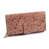 Dámská peněženka kožená s květy (Balení 1 ks, Varianta 5 hnědá)