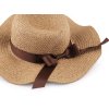Dámský letní klobouk / slamák (Balení 1 ks, Varianta 1 přírodní sv.)