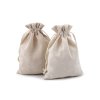 Dárkový pytlík 13x18 cm lněný (Balení 1 ks, Varianta 1 režná světlá)
