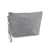 Kosmetická taška / pouzdro textilní 20x30 cm (Balení 1 ks, Varianta 1 šedá žíhaná)