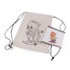 Bavlněný pytlík / vak na přezůvky k domalování 27x35 cm (Balení 1 ks, Varianta 1 režná světlá mořská panna)