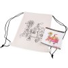 Bavlněný pytlík / vak na přezůvky k domalování 27x35 cm (Balení 1 ks, Varianta 1 režná světlá mořská panna)
