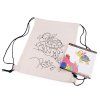 Bavlněný pytlík / vak na přezůvky k domalování 27x35 cm (Balení 1 ks, Varianta 1 režná světlá mořská panna)
