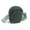 Dámská / dívčí kabelka crossbody s popruhem 14x19 cm (Balení 1 ks, Varianta 22 zelená khaki)
