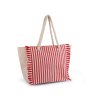 Letní taška s pruhy 33x52 cm (Balení 1 ks, Varianta 2 červená)
