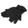 Dámské rukavice s kožešinovou bambulkou, dotykové (Balení 1 pár, Varianta černá)