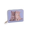 Dámská / dívčí peněženka kočky 9,5x12,5 cm (Balení 1 ks, Varianta 1 mentolová)