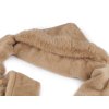 Kožešinová čepice "3v1" rukavice, šála, kapuce (Balení 1 ks, Varianta 2 béžová)