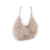 Kožešinová kabelka 30x26 cm (Balení 1 ks, Varianta 1 béžová)