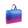 Taška z laminované netkané textilie duhová 46x36 cm (Balení 1 ks, Varianta pink modrá)