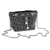 Kabelka stahovací s kamínky 25x14,5 cm (Balení 1 ks, Varianta 1 černá crystal)