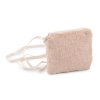 Dívčí kabelka / pouzdro na krk kožešinové 9x11 cm (Balení 1 ks, Varianta 2 růžová nejsv.)