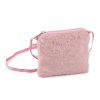 Dívčí kabelka / pouzdro na krk kožešinové 9x11 cm (Balení 1 ks, Varianta 2 růžová nejsv.)