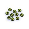 Skleněné oči k nalepení kočka, drak Ø10 a 12 mm (Balení 10 ks, Varianta 1 (10 mm) žlutá)