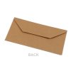 Papírová obálka 11x22 cm (Balení 50 ks, Varianta hnědá přírodní)