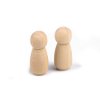Dřevěná figurka k dotvoření 14x34 mm (Balení 10 ks, Varianta přírodní sv.)