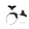 Čelenka do vlasů - Halloween, čarodějnice (Balení 1 ks, Varianta 1 černá netopýr)