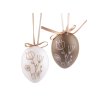 Velikonoční vajíčka k zavěšení (Balení 6 ks, Varianta bílá béžová)