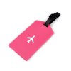 Jmenovka / visačka na kufr letadlo (Balení 1 ks, Varianta 1 pink)