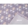Kočárkovina 600D trojúhelníky s PVC úpravou (Balení 1 m, Varianta šedofialová světlá)