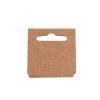 Papírové závěsky na bižuterii 5x11 cm (Balení 100 ks, Varianta hnědá přírodní)