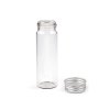 Skleněná lahvička se šroubovacím víčkem 30x90 mm (Balení 9 ks, Varianta transparent)