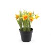 Umělé narcisy v květináči (Balení 1 ks, Varianta žlutá)