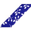 Šikmý proužek bavlněný vzorovaný šíře 20 mm zažehlený (Balení 15 m, Varianta 920224/2 modrá tmavá)