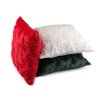 Vánoční povlak na polštář plyšový se stromečky 45x45 cm (Balení 1 ks, Varianta 2 červená)