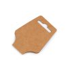 Samolepicí karta na zavěšení zboží 55x150 mm papírová (Balení 100 ks, Varianta hnědá přírodní)