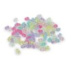Plastové korálky peanut mix 4x6 mm (Balení 10 g, Varianta 1 multikolor transparent)