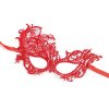Karnevalová maska - škraboška krajková (Balení 1 ks, Varianta 1 červená)