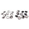 Cvočky na oblečení z nerezové oceli 12x12 mm pyramida (Balení 50 ks, Varianta 1 nikl)
