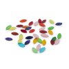 Mozaikové kamínky skleněné lístky barevný mix (Balení 1 sáček, Varianta mix)