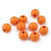 Dřevěné korálky Ø16 mm (Balení 10 ks, Varianta 2 oranžová)