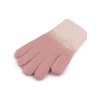 Dámské pletené rukavice (Balení 1 pár, Varianta 12 pudrová lososová)