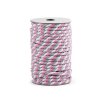 Bavlněná šňůra kroucená Ø12 mm macrame (Balení 50 m, Varianta růžová šedá)