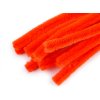 Chlupaté drátky na tvoření Ø10 mm délka 30 cm (Balení 10 ks, Varianta 4 oranžová)