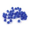 Plastové korálky kraklované Ø8 mm (Balení 30 g, Varianta 2 (13) modrá královská)