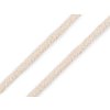 Bavlněná oděvní šňůra splétaná Ø5 mm (Balení 20 m, Varianta 1 režná světlá)