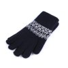 Dámské / dívčí pletené rukavice (Balení 1 pár, Varianta 4 modrá tmavá)