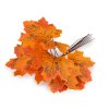 Umělé listy na drátku 10 ks (Balení 1 svaz., Varianta 1 oranžovožlutá)