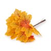 Umělé listy na drátku 10 ks (Balení 1 svaz., Varianta 1 oranžovožlutá)