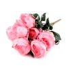Umělá kytice pivoňka (Balení 1 svaz., Varianta 6 korálová světlá)