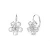 Náušnice jablonecká bižuterie květ (Balení 1 pár, Varianta 2 crystal)