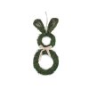 Velikonoční zajíček z proutí a mechu k zavěšení a k dalšímu dotvoření (Balení 1 ks, Varianta zelená hnědá)
